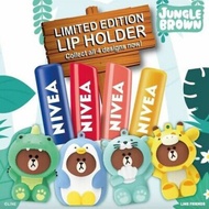 Nivea Lip Balm FREE LINE FRIENDS LIP HOLDER.