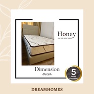 Honey High Density Synthetic Latex Layer Knotted Fabric Single SuperSingle Mattress 8inch