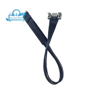 M.2 to Oculink 4i Extension Cable for M.2 Mkey NVME to SFF8611 Adapter Cable PCIe 4.0 X4 Gen4 Silver