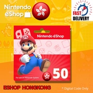 Nintendo Online Switch eShop Card HK (HONG KONG) Top up Prepaid Gift Card Credit HKD 100,300,500 Fam