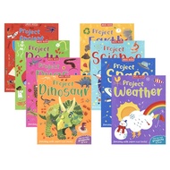 【SG STOCK】Miles Kelly Cool Facts and Project 8books set ,5y+ children hands-on activities and flaps 