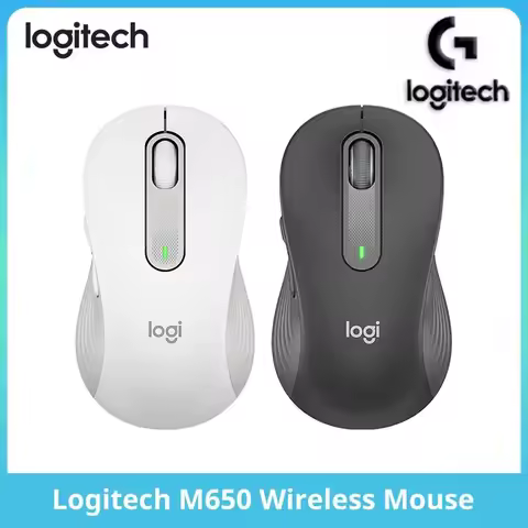 Logitech M650 Signature Bluetooth Wireless Mouse SilentTouch Scrolling SmartWheel 24-month Battery L