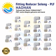 Konektor Udara Pneumatik Pas PLF Fitting Selang Konektor Cepat