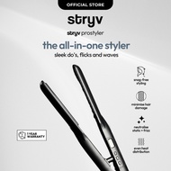 Stryv Pro Styler Salon Grade 2 in 1 Flat Iron & Straightener 50W Ceramic Coated