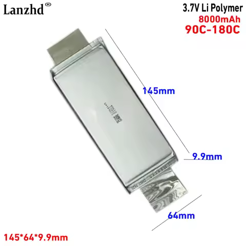 3.7V Li po High Rate 90C Lithium Polymer 8000mah Cell For Diy Pack Power car Jump Starter 12v Tools 