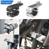 【FY】  Aluminum Alloy Motorcycle Bumper Spotlight Auxiliary Lamp Bracket LED Head Light Tube Clamp Mo