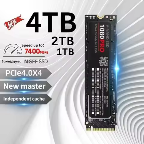 1080PRO 4TB SSD Original Brand SSD M2 2280 PCIe 4.0 NVME Read 14000MB/S Solid State Hard Disk For De