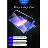 Case OPPO Reno 5 Reno 4 A12 A5s A3s A12e AA52 A92 A53 A33 A31 A5 A9 2020 F9 F11 Pro Metal Bumper Cas