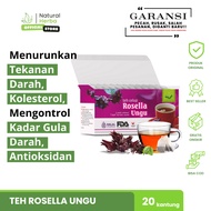 UNGU Purple Rosella Tea Lowers Blood Pressure, Cholesterol, Controls Blood Sugar Pressure And Antioxidants