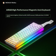 WEIKAV AIR68 Magnetic Keyboard 8Khz 0.01RT 68Keys RGB Hot Swap Wired withLow Latency Keyboard