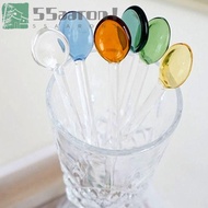 AARON1 Teaspoon Espresso Glass Transparent Stirring Tool Scoop