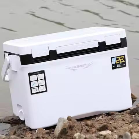 22L Fishing Cooler Box Tackle Box Camping Cooler Tank Gear Tool Container Outdoor Food Drink Cooler 