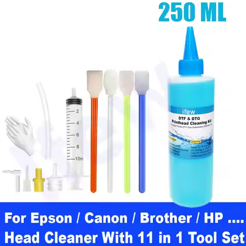 Printer Cleaning Heads Liquid Kit For Epson HP Canon Brother Inkjet Printhead Cleaning Solution For 