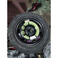 Tyre Spare 16inch 125/85/16  4hole pcd114 Waja persona Perdana Tayar Spare