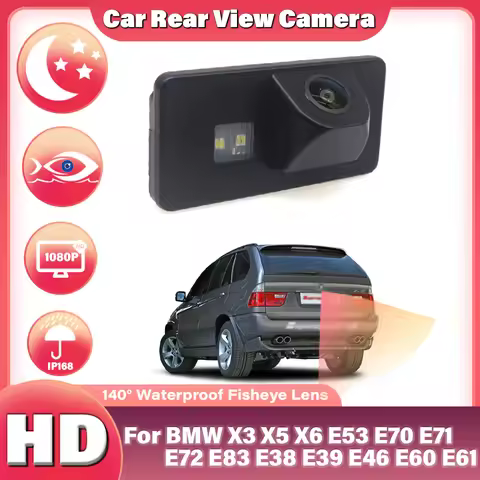 Night Vision HD Car Reverse Camera For BMW X3 X5 X6 E53 E70 E71 E72 E83 E38 E39 E46 E60 E61 Back up 