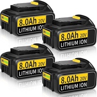 🔥Substitution DeWalt Dewei 20V8.0 ah  DCB180 DCB200Hand Drill Electric Tool Battery Factory