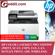 HP COLOR LASERJET PRO 3303FDW (PRINT SCAN COPY FAX LAN DUPLEX PRINT ADF WIRELESS) - M283FDW
