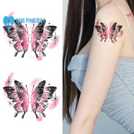 Single Color Butterfly Tattoo Sticker Waterproof Simple Ins Cute Girl Japanese Sticker E2i1