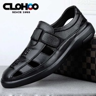 sandal lelaki CLOHOO ayah sandal lelaki kasut musim panas bernafas lubang kasut Roman kasut kasual l