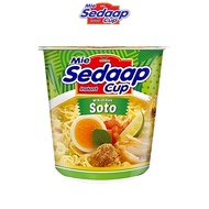 Mie Sedap Cup / Mie Instan Kuah Cup / Mie Kuah Rasa Soto / 81gr