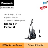 PANASONIC MC-CL601 POWERFUL 1600W CYCLONE BAGLESS CANISTER VACUUM CLEANER MC-CL601AV47