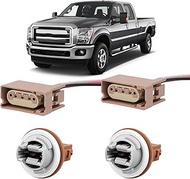 2 Pcs Turn Signal Socket and Pigtail Connector Fit for Fiesta Focus F150 Lincoln Mercury 2003-2019 w