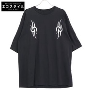 Diesel A01011 黑白棉質寬鬆版型T卹 M碼