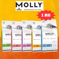 MOLLY PREMIUM CAT FOOD REPACK 1KG
