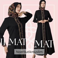 Hikmat Fashion Original A6388-02 Abaya Hikmat Noerbutikmuslim Gamis