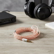 KBEAR 2PIN MMCX QDC TFZ IEM Replacement Cable 4-Core Pure Copper Cord with 3.5mm Plug for KZ ZST ZSN