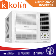 Kolin 1.5HP Window Type Inverter Quad Series Full DC Inverter with Smart Controller KAG-145WCINV