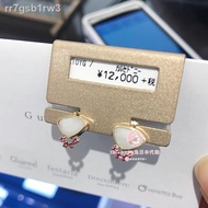 ∏✠✆festaria Japanese 10K gold fan-shaped earrings/stud earrings soso rabbit-Japan Online Shopping