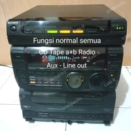 Head compo Sony FH G88 Fungsi semua Cd Tape a+b Aux Radio Line Out