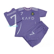 NEWEST RONALDO FOOTBALL SHIRT SET RONALDO FOOTBALL JERSEY PREMIUM QUALITY SOFT AND COOL MATERIAL KID