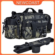 Fishing Bag Waterproof Single Shoulder Crossbody Tactical Bags Waist Pack Fishing Gear Utility Stora