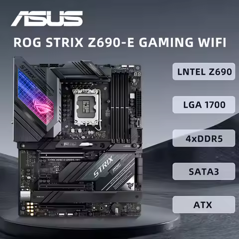 ASUS ROG STRIX Motherboard STRIX Z690-E GAMING WIFI With LGA 1700 Socket for Intel 12th generation S