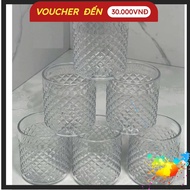 Commitment to correct quality set of 6 260ml round plastic cups with sturdy diamond pattern Refund i