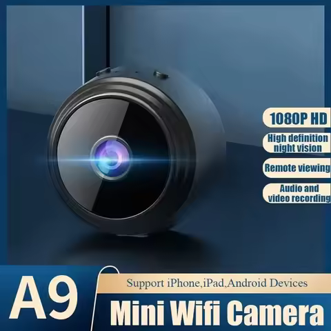 Mini Wireless Surveillance Camera, A9, 1080P HD, WiFi, Sensor, Camcorder, Web Video, Smart Home, Sec