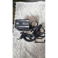 PSU cooler master 550w 80+ gold certification (second)