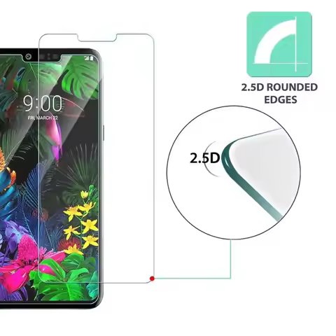 1-2pcs 2.5D Screen Protector For LG G8S G7 G8 Thinq Scratch Proof Tempered Glass LG V30 V40 V50 V60 