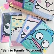 1pc Sanrio B5 Notebook, Visually Appealing Cartoon Character Design, College Ruled Paper, White, For