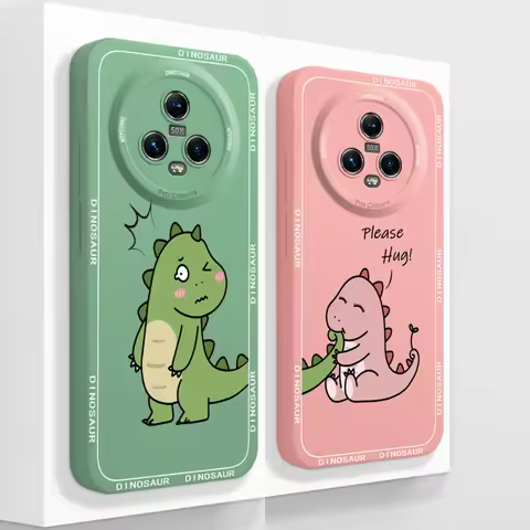 For Honor Magic 5 Pro Case Cute Dinosaur Full Coverage Anti Drop Funda For Honor Magic5 Pro 5Pro Sof