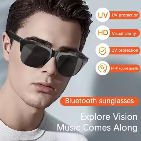 UTHAI F06 Smart Bluetooth Glasses Wireless Earphones Music Glasses Anti Blue Light AI Translation Gl