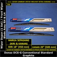 Front Wiper (1 Set) Toyota All New Corolla 1995-2002 AE111 AE112 1.6 1.8 (18 + 20) Denso DCS-G Conve