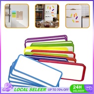 27Pcs Erasable Magnetic Label Card Name Tags Colored Fridge Magnetic Label Board Dry Erase Markers W