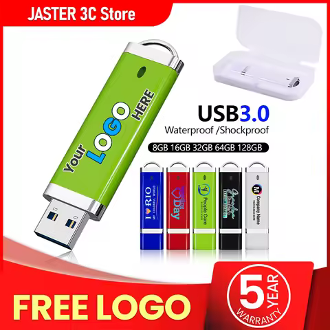 USB3.0 High Speed Memory Stick 128GB Creative Gift Pen Drive 64GB Free Custom Logo USB 3.0 Flash Dri