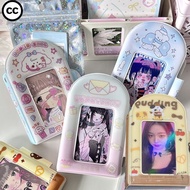 CC Creme Brulee Photo Album 32 Slots PP Sleeves Ins Korean Idol Photocard Storage 3inch Card Lomo Ca
