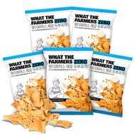 【WHAT THE FARMER】 Sugar-Free Baked Tofu Crackers Original 45g (3+2 Bundle) Healthy K-Snack