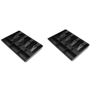 [ Store] Exclusive2X Cash Register Drawer - Tray Replacement 4 Bill/3 Coin Cash Register Insert Tray