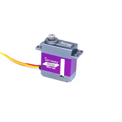 Servomy SDS2401 SDS2451 9.5/11.6kg 5V~8.4V 24g All-metal Brushless Digital Rudder Servo Suitable for